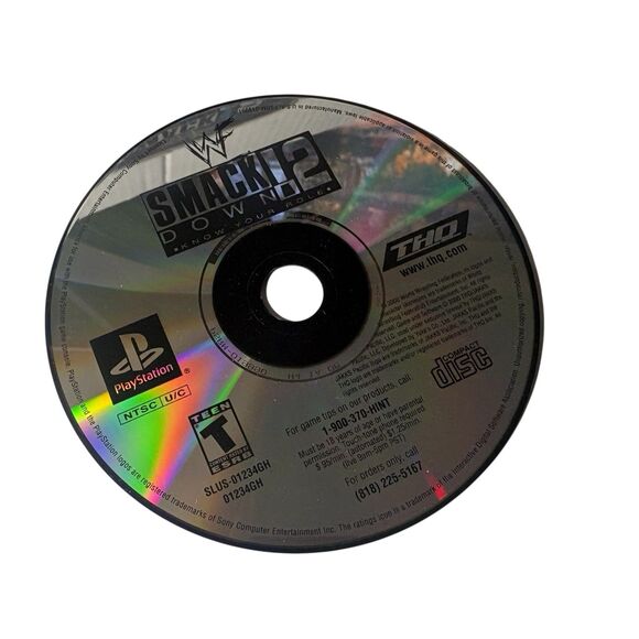 WWF SmackDown 2: Know Your Role (Sony PlayStation 1, 2000) Complete CIB, tested. - Picture 2 of 5